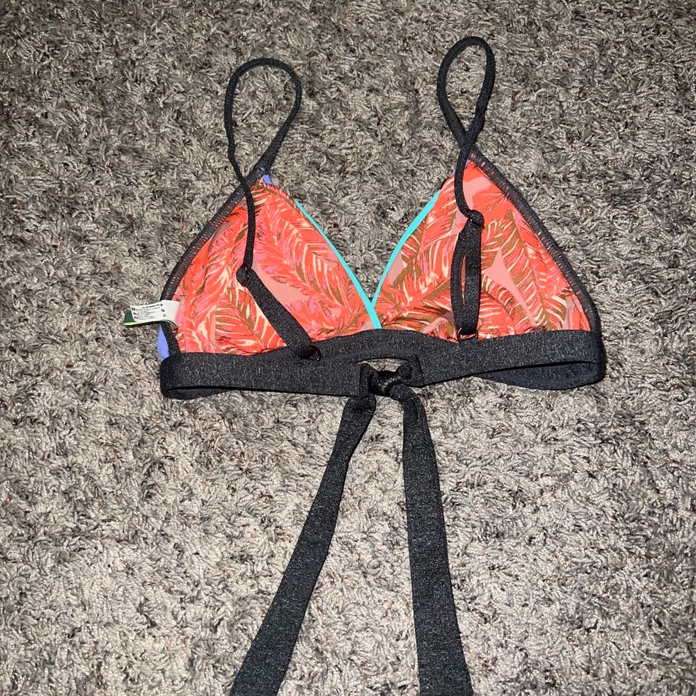 Maaji Reversible Colorblock Triangle Swim Top. Si… - image 4